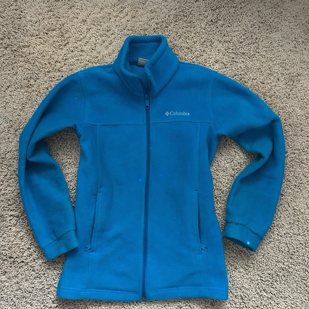 Columbia Vibrant Blue Full-Zip Jacket